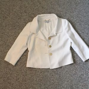 Elie Tahari white blazer